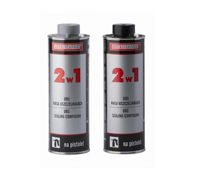 adds  TROTON  Средство 2 в 1  антигравил + герметик (1 л.) серый