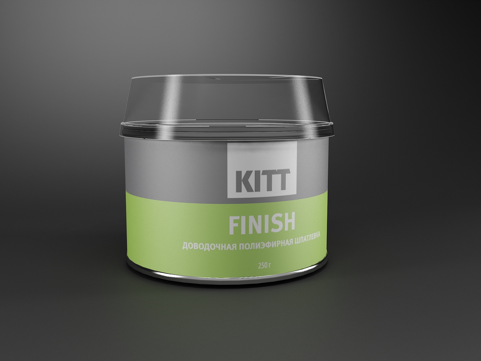 1.50.0250 KITT FINISH (250 гр) Полиэфирная доводочная шпатлевка