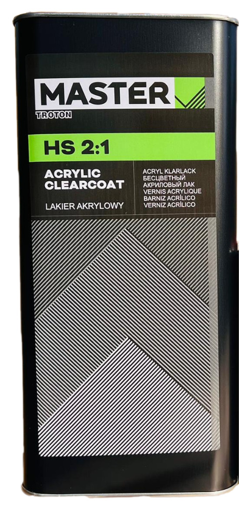 MASTER HS NEW FORMULA Бесцветный лак   HS 2_1  5 л. (2239)