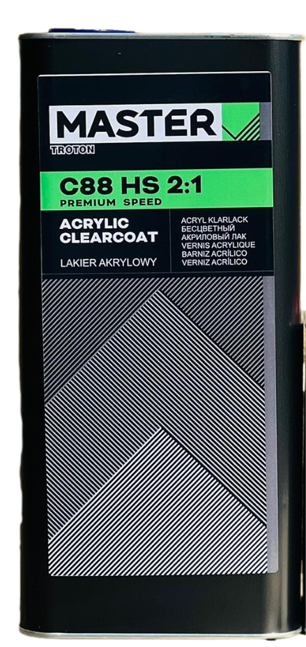 MASTER PREMIUM SPEED C88  Быстрый акриловый лак  HS 2_1  5 л. (11320)  NEW !!! (1)