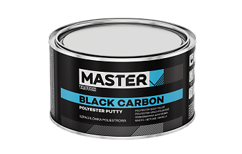MASTER BLACK CARBON  Шпатлёвка армированная углеволокном (1000 мл) 1,8 кг (2369) 6 шт./уп.