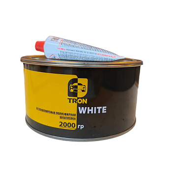 Т110-2000 TRON Шпатлевка наполняющая легкошлифуемая WHITE 2000g