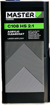 MASTER C108  Акриловый лак HS 2:1  (5л.) (13088) 4 шт./уп.