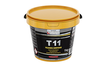 Brayt T11 POLISHING COMPOUND Полировальная паста (ведро) 1 kg (10093) 6 шт./уп.
