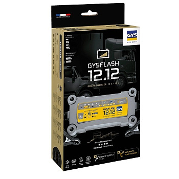 029392C GYSFLASH 12.12 зарядное устройство, ток 12А, 12В.