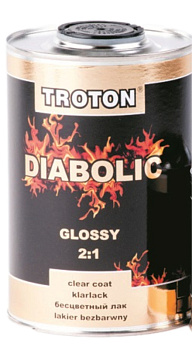 MASTER DIABOLIC GLOSSY Прозрачный лак с высоким глянцем 2:1 1 л. (6302) 6 шт./уп.