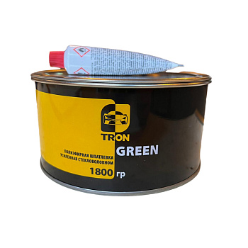 Т120-1800 TRON Шпатлевка со стекловолокном GREEN 1800g