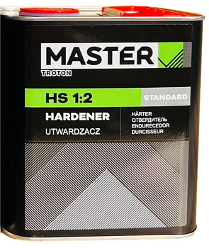 MASTER HS NEW FORMULA Отвердитель для бесцветного лака  HS 1:2  (2,5 л.) стандартный (1836) 4 шт./уп
