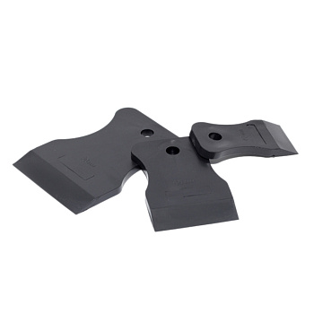 6.10.3203ч KITT - Набор шпателей резиновых (цвет чёрный) (32-03ч)