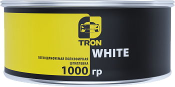 Т110-1000 TRON Шпатлевка наполняющая легкошлифуемая WHITE 1000g