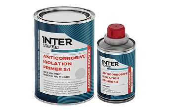 IT ISOLATION PRIMER 2К Антикоррозионный грунт 3:1 "по мокрому"(0,75 л.+0,25 л.)серый (2114) 6 шт./уп