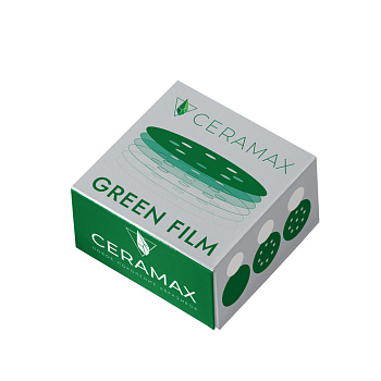 Круги шлифовальные 125 мм CERAMAX GREEN FILM 8 отверстий, P40, 1 шт. (уп. 50 шт)