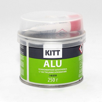 1.40.0250 KITT ALU (250гр) Полиэфирная шпатлевка с алюминием